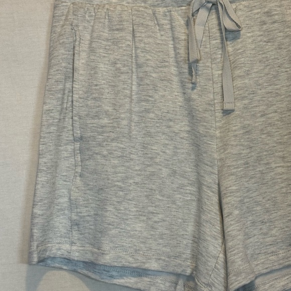 A-163 Workshop Republic Clothing NWT Gray Elastic Waist Drawstring Shorts Size S - Picture 2 of 12
